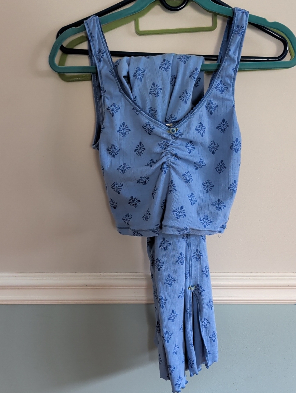 Sm. Free People Fresh in Love Pointelle Pajamas